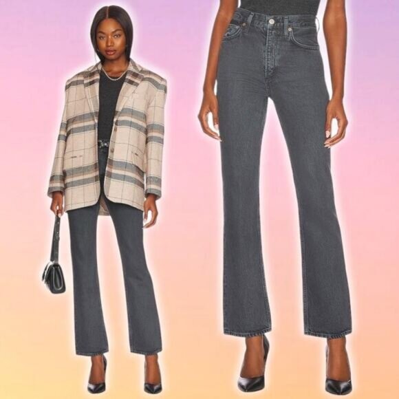 AGOLDE High Rise Vintage Boot Jeans Size 25 Percolate - Picture 1 of 5